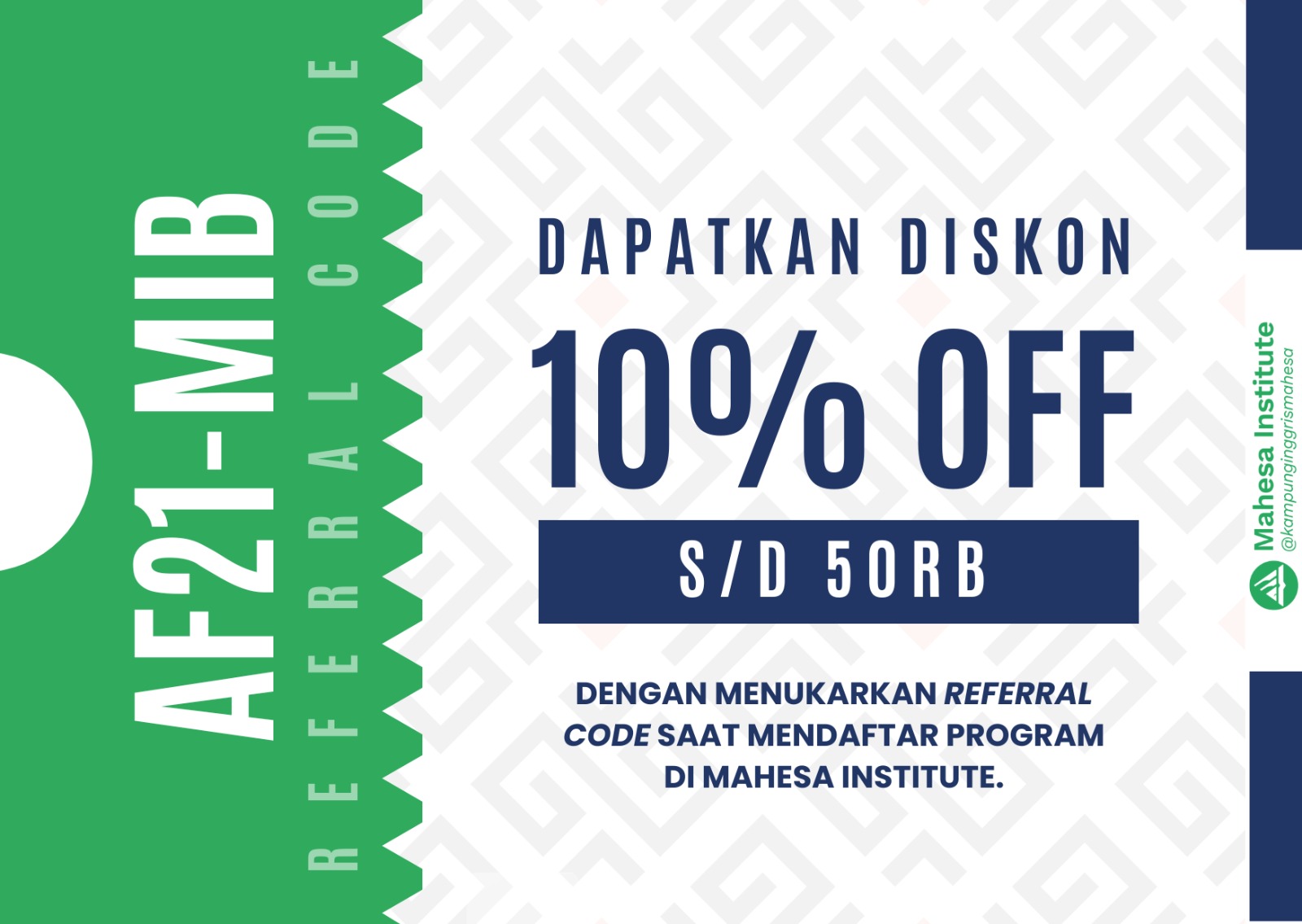 Voucher Diskon 50%